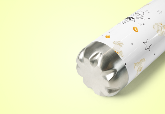 Granny's Steel Water Bottle White