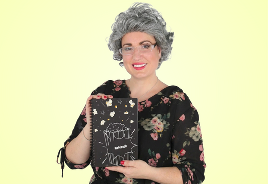 Granny's Line Spiral Notebook