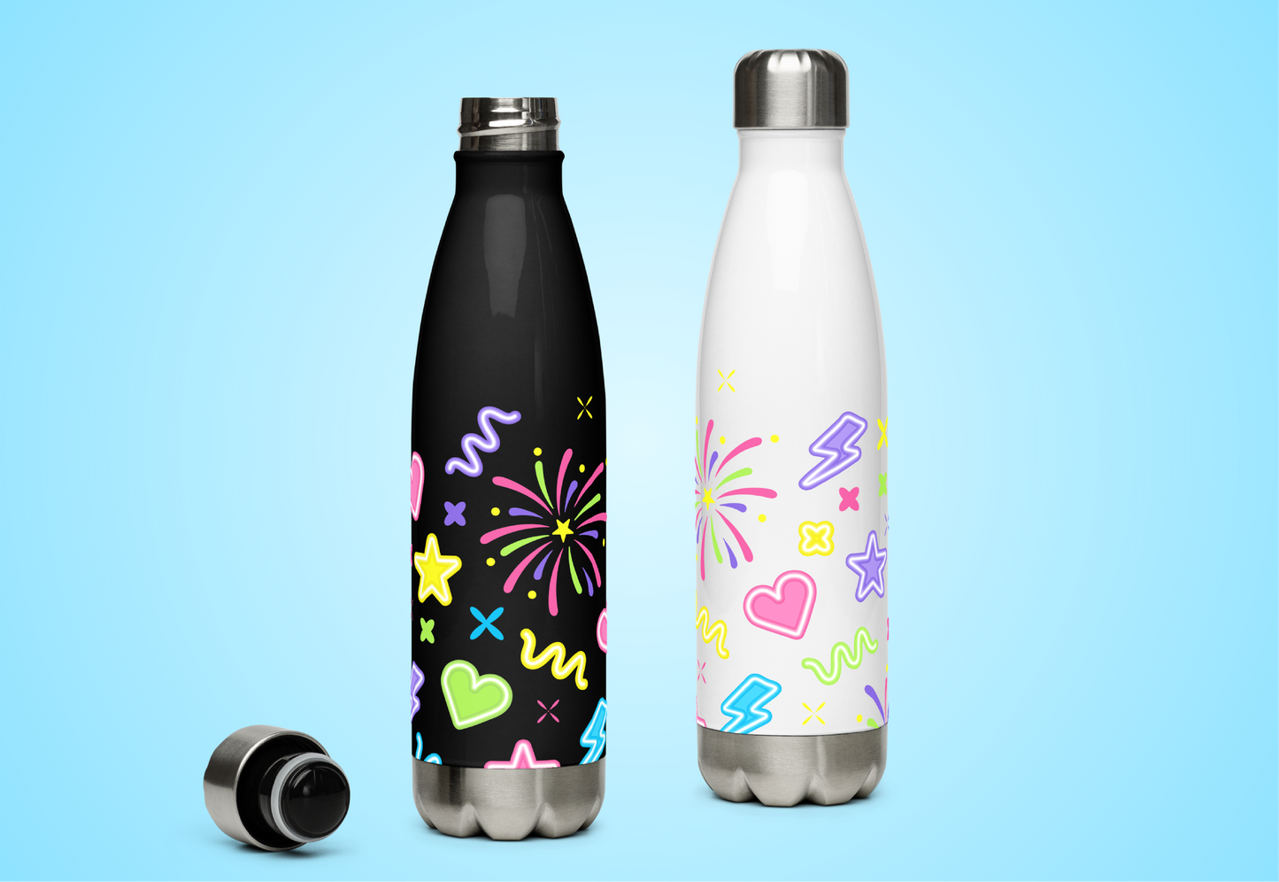 Bonnie's Steel Water Bottle White