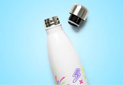 Bonnie's Steel Water Bottle White