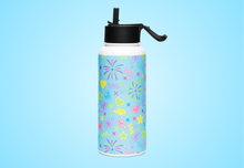 Bonnie's Stainless steel water bottle with a straw lid