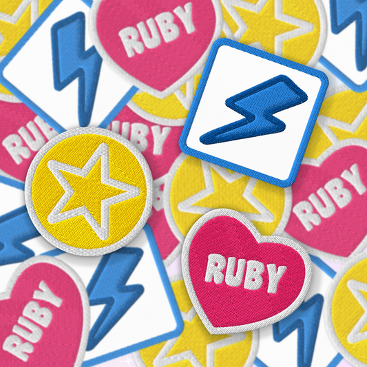 Ruby, Bonnie & Granny Power Pop Patch Trio (3-Pack)