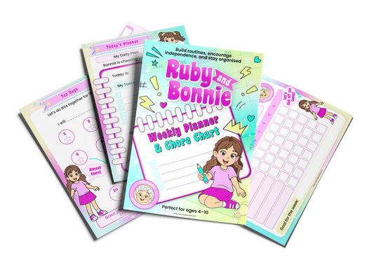 Ruby & Bonnie Weekly Planner & Chore Chart