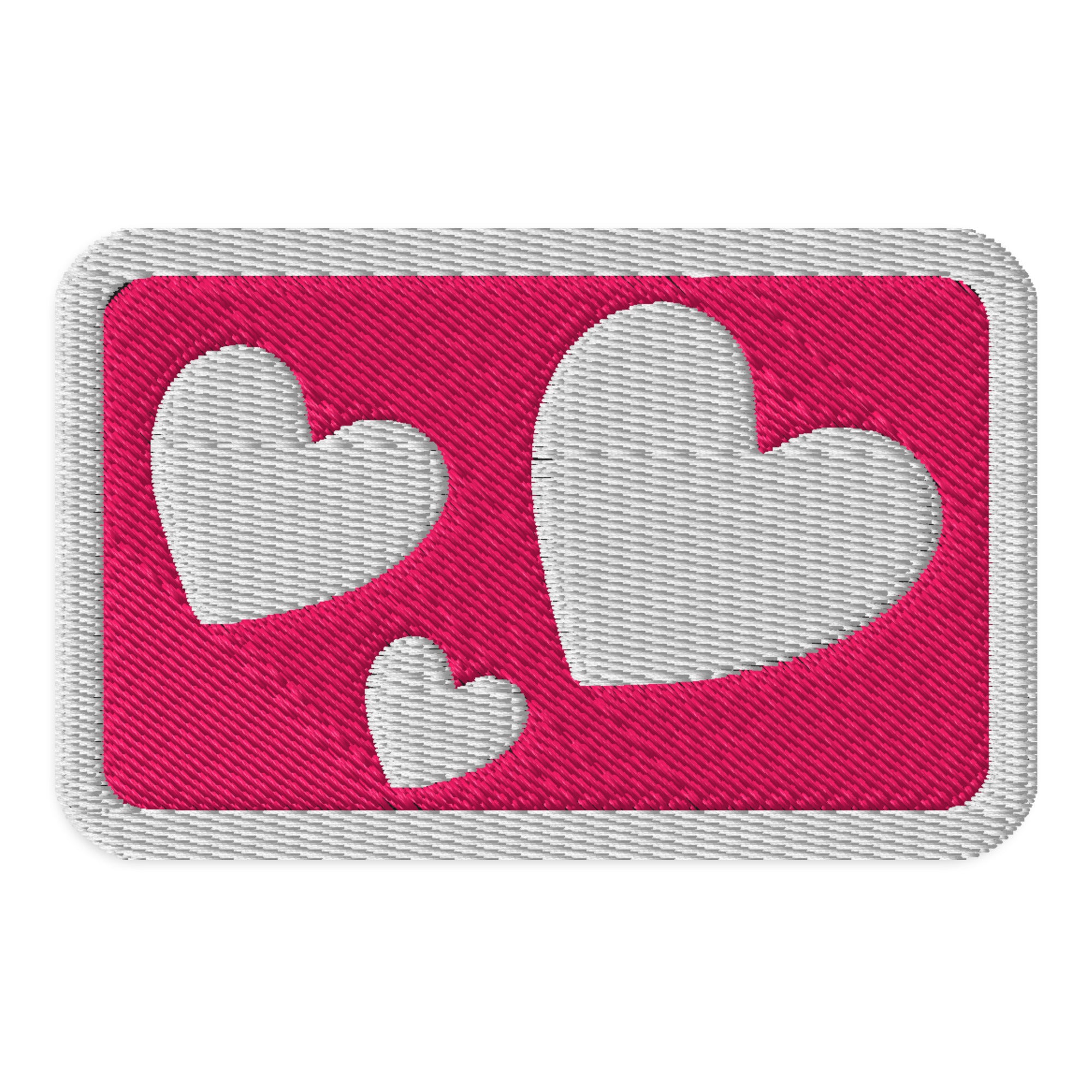 Ruby's Embroidered Patch Pink Heart – Ruby and Bonnie
