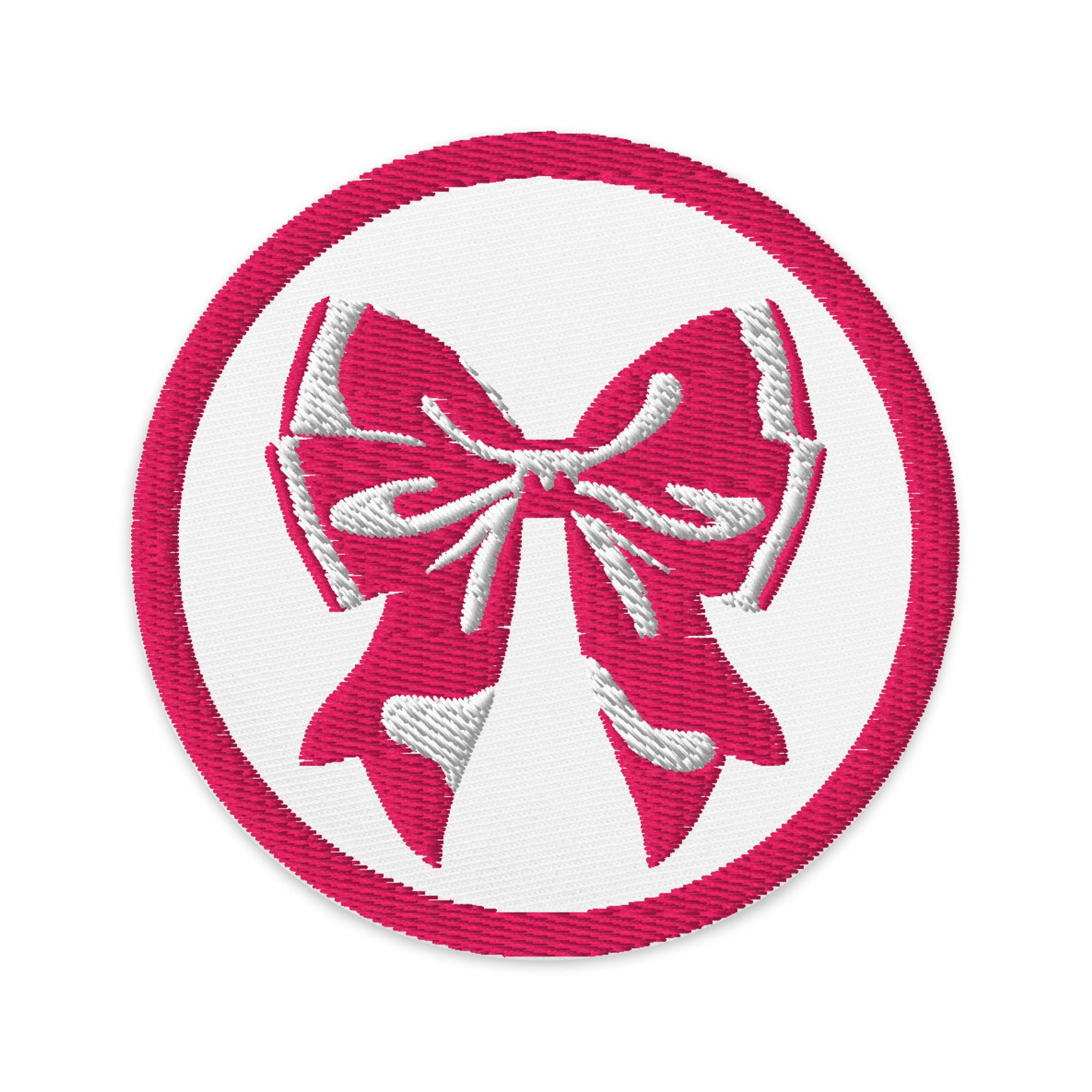 Ruby's Embroidered Patch Pink Ribbon – Ruby and Bonnie