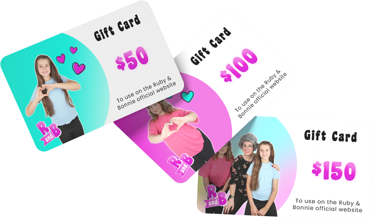 Gift card examples