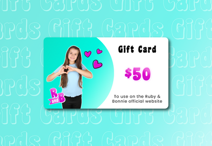 Ruby and Bonnie Gift Card
